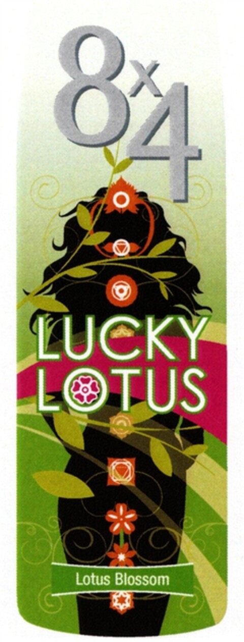 8 x 4 LUCKY LOTUS Lotus Blossom Logo (DPMA, 12.05.2009)