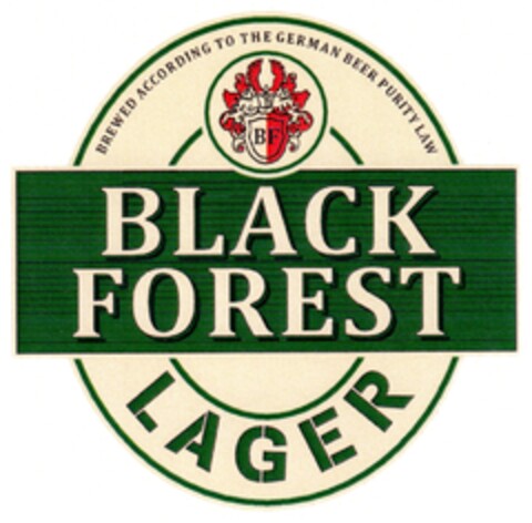 BLACK FOREST LAGER Logo (DPMA, 21.06.2011)