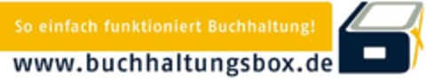 So einfach funktioniert Buchhaltung! www.buchhaltungsbox.de Logo (DPMA, 01.08.2014)