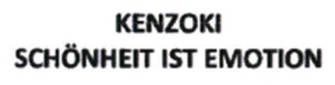 KENZOKI SCHÖNHEIT IST EMOTION Logo (DPMA, 18.11.2015)