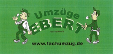 Umzüge EBERT europaweit www.fachumzug.de Logo (DPMA, 17.03.2016)