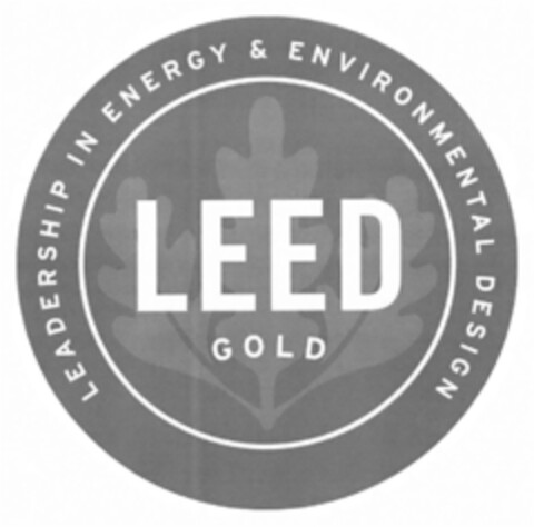 LEED GOLD LEADERSHIP IN ENERGY & ENVIRONMENTAL DESIGN Logo (DPMA, 28.06.2018)