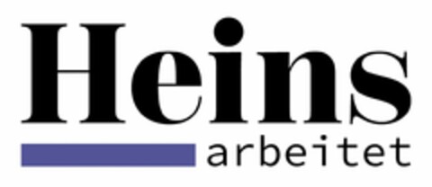 Heins arbeitet Logo (DPMA, 29.09.2023)