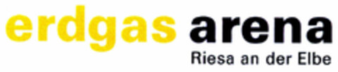 erdgas arena  Riesa an der Elbe Logo (DPMA, 03.04.2002)