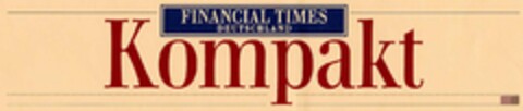 FINANCIAL TIMES DEUTSCHLAND Kompakt Logo (DPMA, 20.01.2003)