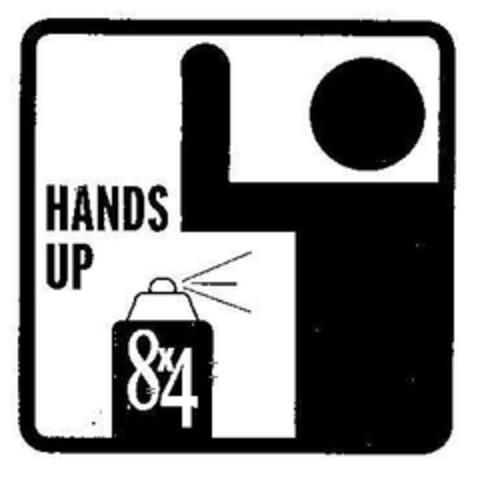 8x4 HANDS UP Logo (DPMA, 30.01.2003)