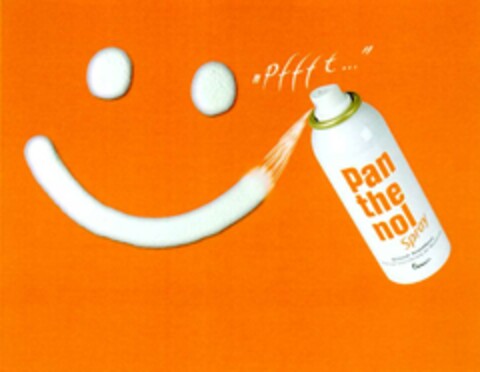 "Pffft..." Panthenol Spray Logo (DPMA, 04.02.2003)