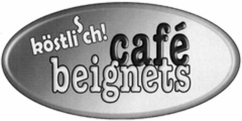köstlisch! café beignets Logo (DPMA, 19.02.2004)