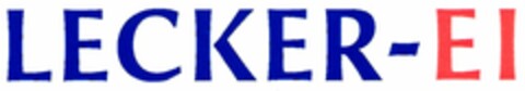 LECKER-EI Logo (DPMA, 09/22/2004)