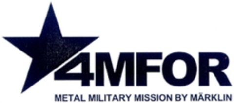 4MFOR METAL MILITARY MISSION BY MÄRKLIN Logo (DPMA, 25.01.2007)