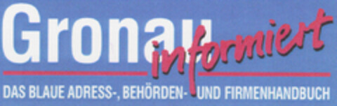 Gronau informiert Logo (DPMA, 09.06.1995)