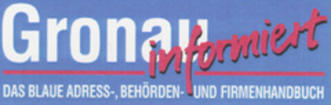 Gronau informiert Logo (DPMA, 06/09/1995)