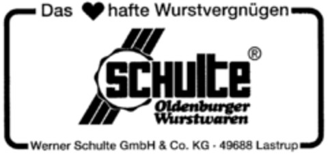 Schulte Oldenburger Wurstwaren Logo (DPMA, 19.07.1997)