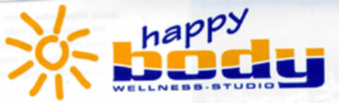 happy body WELLNESS-STUDIO Logo (DPMA, 08/13/1999)