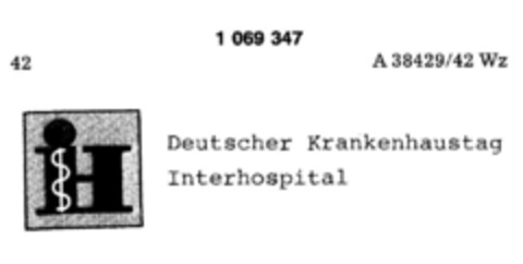 iH Deutscher Krankenhaustag Interhospital Logo (DPMA, 11.04.1984)