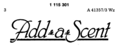 Add a Scent Logo (DPMA, 16.04.1986)