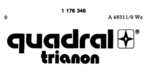 quadral trianon Logo (DPMA, 21.06.1990)