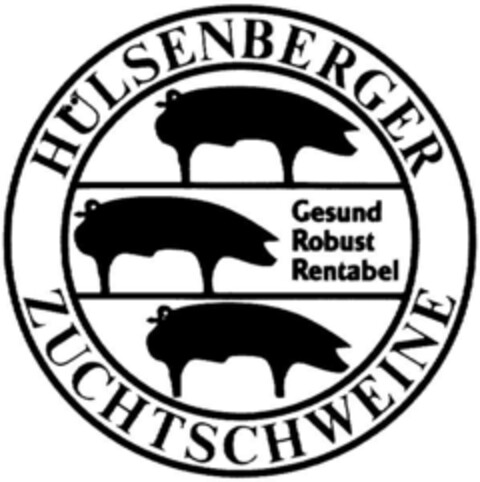 HÜLSENBERGER ZUCHTSCHWEINE Logo (DPMA, 11/25/1991)