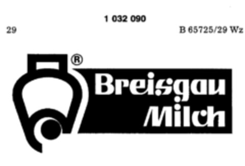 Breisgau Milch Logo (DPMA, 02.05.1980)