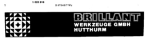 BRILLANT WERKZEUGE GMBH HUTTHURM Logo (DPMA, 11.03.1981)