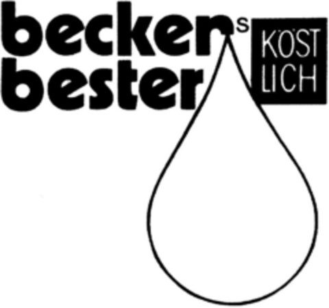 beckers bester Logo (DPMA, 17.09.1992)