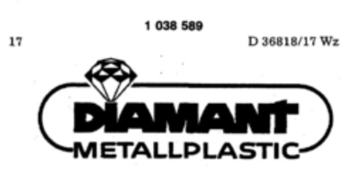 DIAMANT METALLPLASTIC Logo (DPMA, 19.11.1981)