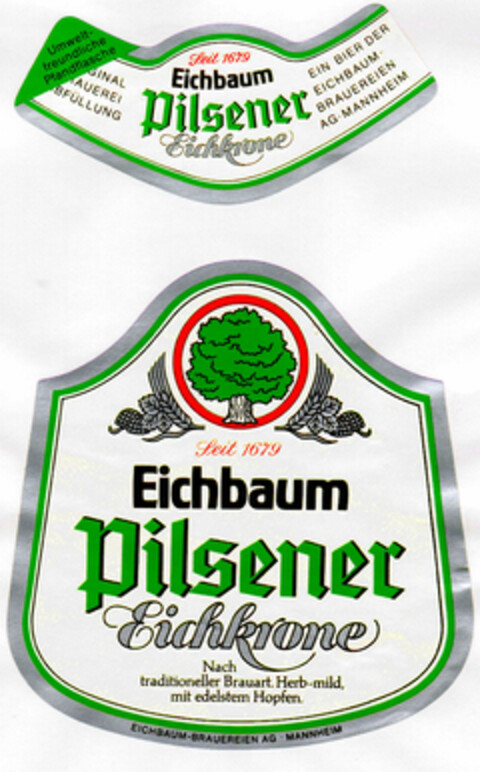Eichbaum Pilsener Eichkrone Logo (DPMA, 04/24/1986)