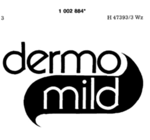 dermo mild Logo (DPMA, 18.04.1980)