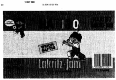 HARIBO Lakritz-Jam Logo (DPMA, 03.11.1982)