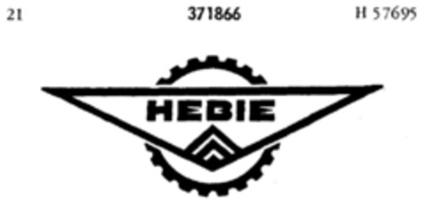 HEBIE Logo (DPMA, 18.02.1927)