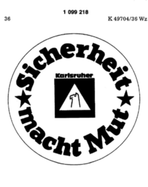 Sicherheit macht Mut Logo (DPMA, 23.04.1986)