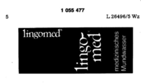 lingomed medizinisches Mundwasser Logo (DPMA, 04.05.1983)