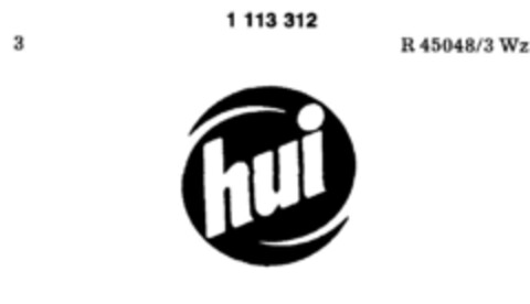 hui Logo (DPMA, 01/24/1987)