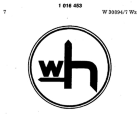 wh Logo (DPMA, 25.08.1980)