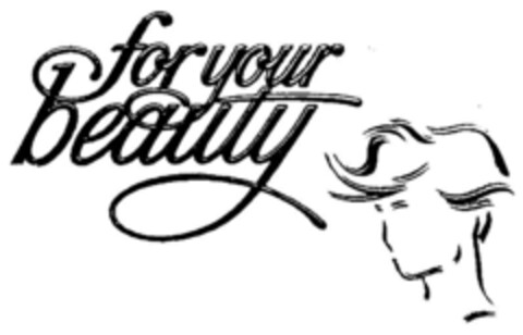 for your beauty Logo (DPMA, 22.09.2000)