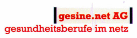 gesine.net AG Logo (DPMA, 09/25/2000)