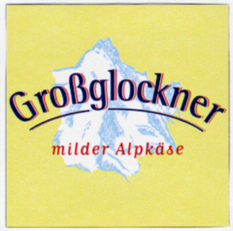 Großglockner milder Alpkäse Logo (DPMA, 04/26/2001)