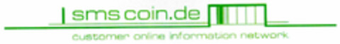 sms coin.de customer online information network Logo (DPMA, 07/30/2001)