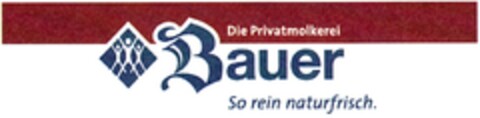 Die Privatmolkerei Bauer So rein naturfrisch. Logo (DPMA, 11.01.2008)