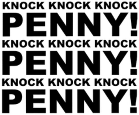 KNOCK KNOCK KNOCK PENNY! Logo (DPMA, 04.03.2011)