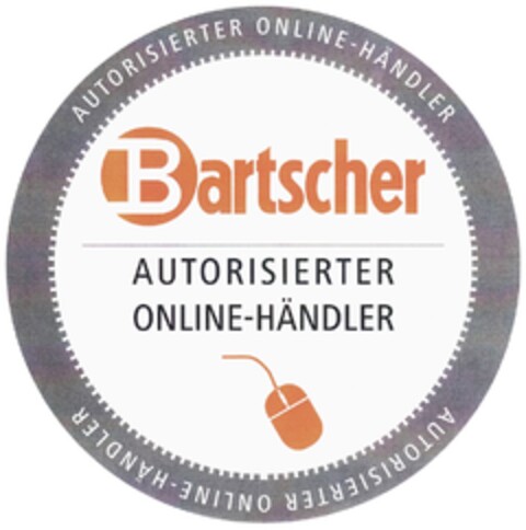 Bartscher AUTORISIERTER ONLINE-HÄNDLER Logo (DPMA, 10/15/2013)