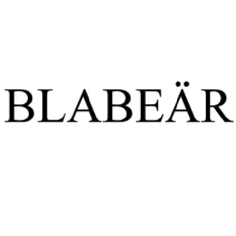 BLABEÄR Logo (DPMA, 12/10/2015)