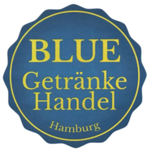 BLUE Getränke Handel Hamburg Logo (DPMA, 25.10.2016)