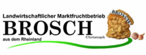 Landwirtschaftlicher Marktfruchtbetrieb BROSCH Christoph aus dem Rheinland Logo (DPMA, 09.05.2019)