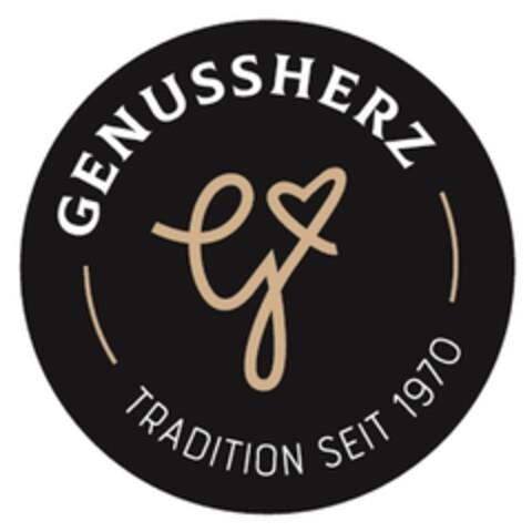 GENUSSHERZ G TRADITION SEIT 1970 Logo (DPMA, 14.08.2020)