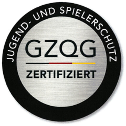 JUGEND- UND SPIELERSCHUTZ GZQG ZERTIFIZIERT Logo (DPMA, 21.08.2021)