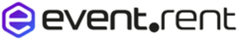 e event.rent Logo (DPMA, 27.04.2022)