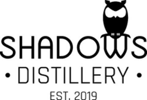 SHADOWS · DESTILLERY · EST. 2019 Logo (DPMA, 16.04.2024)