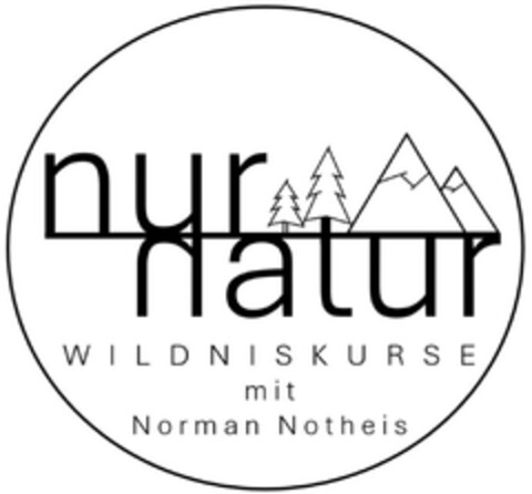 nur natur WILDNISKURSE mit Norman Notheis Logo (DPMA, 03.02.2025)