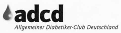 adcd Allgemeiner Diabetiker-Club Deutschland Logo (DPMA, 11.09.2003)